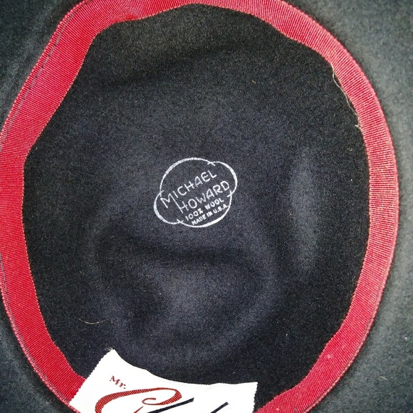 Mr. Charles Black Wide 4" Brim Hat - Picture 5 of 7